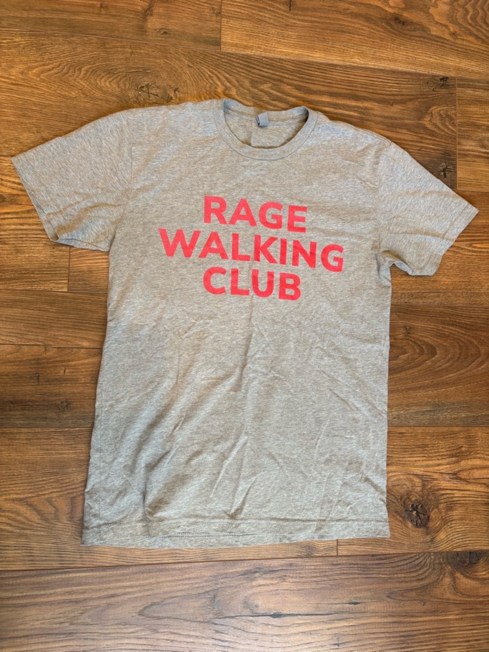 VGUC Rage Walking Club unisex small gym tee